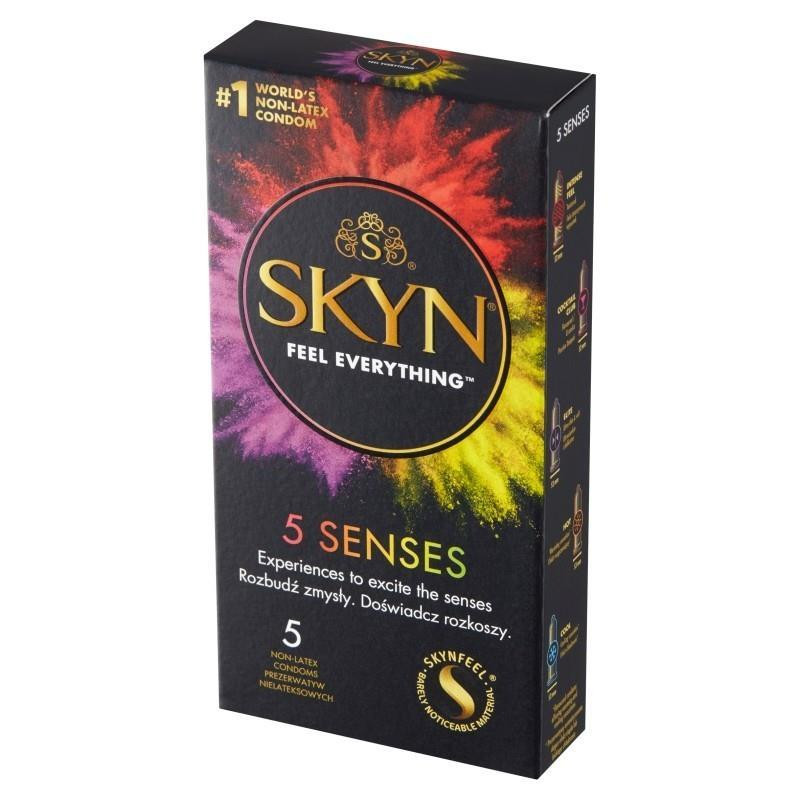 Презервативи - Skyn 5 Senses, 5 шт. Sex Aura Київ - фото 1