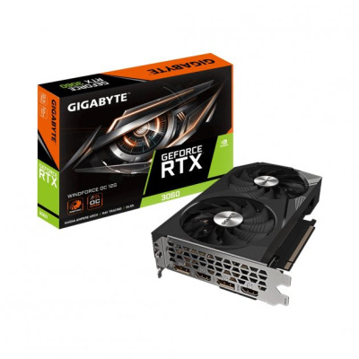 Видеокарта GIGABYTE GeForce RTX3060 12Gb WINDFORCE OC (GV-N3060WF2OC-12GD 2.0) Винница - изображение 7