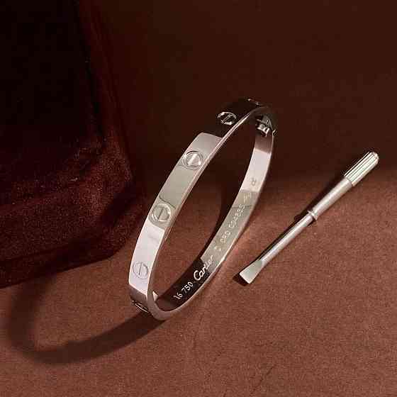 Брендовий браслет Картьє/Cartier, сріблення Одеса
