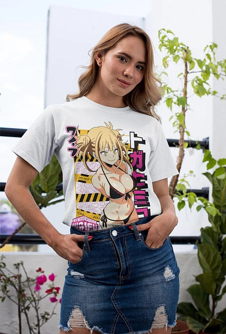 Футболка аниме Моя геройская академия оверсайз (S/M/L) Черний AnimeJ0538 Днепр - изображение 3