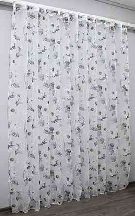 Тюль VR-Textil 1146т Flora Батист Різнобарвний 300х250 см (40-250) Київ