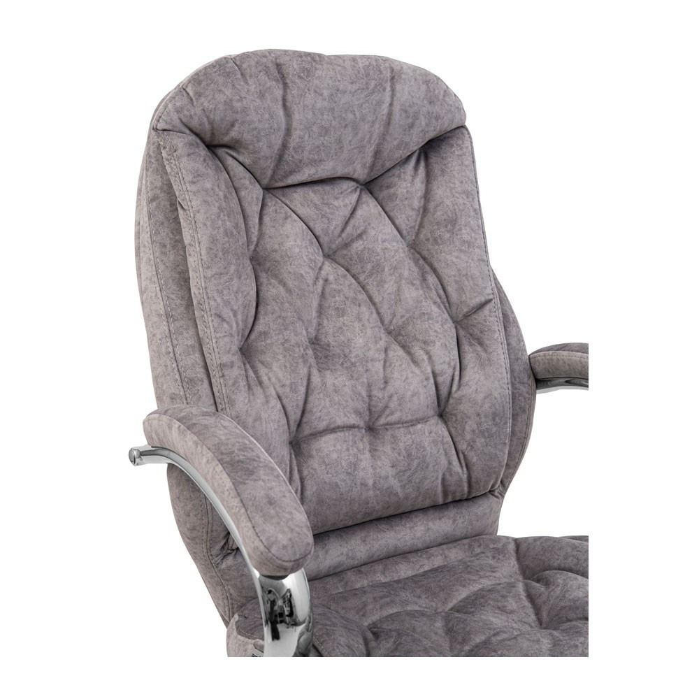 Офисное кресло руководителя Venice Kemel Хром M2 Anyfix Серый Киев - изображение 5