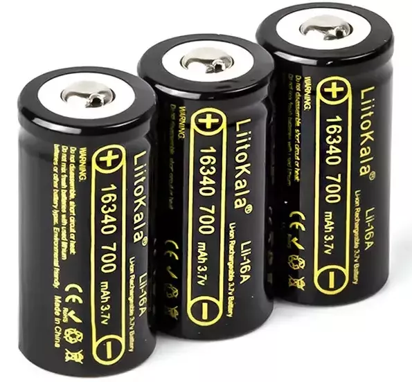 Аккумулятор LiitoKala Lii-16A 16340 700mah (Черный) Киев - изображение 2