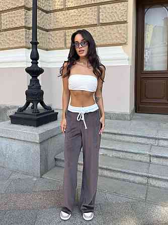 Жіночі повсякденні штани вільного крою турецький королівський велюр Моко, 46/48 Одеса