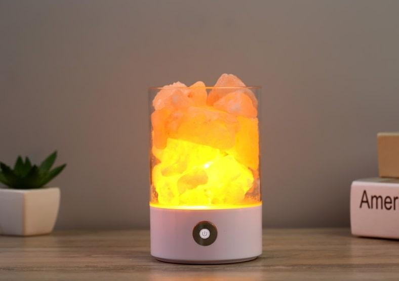 Cоляная лампа, солевой светильник 2-в-1 Arish с ночником и разноцветной светодиодной подсветкой на 7 цветов Днепр - изображение 8