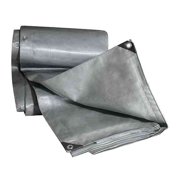 Тент 160 г/м2 8мх12м тарпауліновий "PLANDEKA" для захисту від вітру та дощу Дніпро