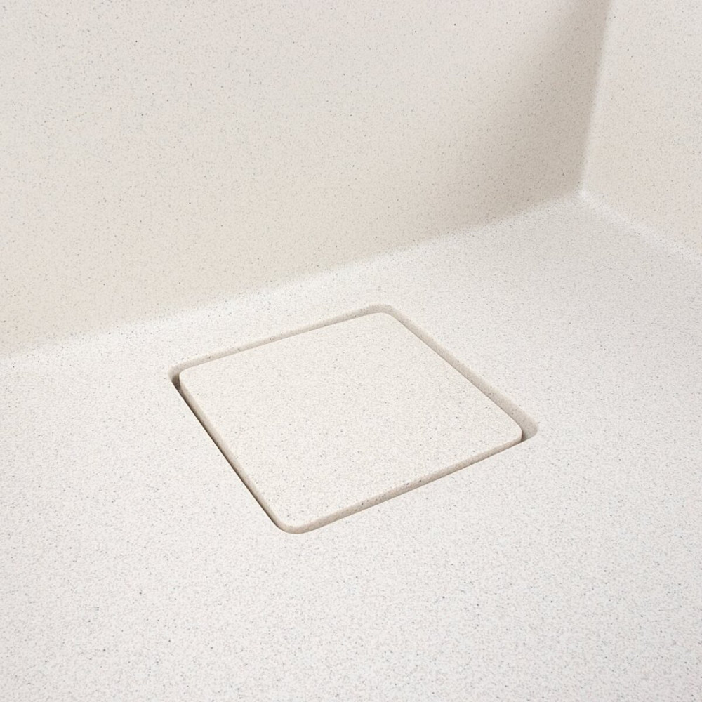 VALESO Кухонна гранітна мийка 5444 AMELI VALESO біла в крапку Коломыя - изображение 5