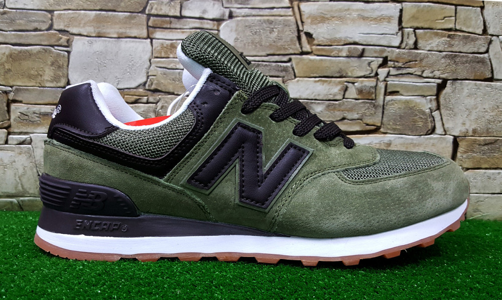 Чоловічі кросівки New Balance Black/Green ML574EGK Суми - фото 8