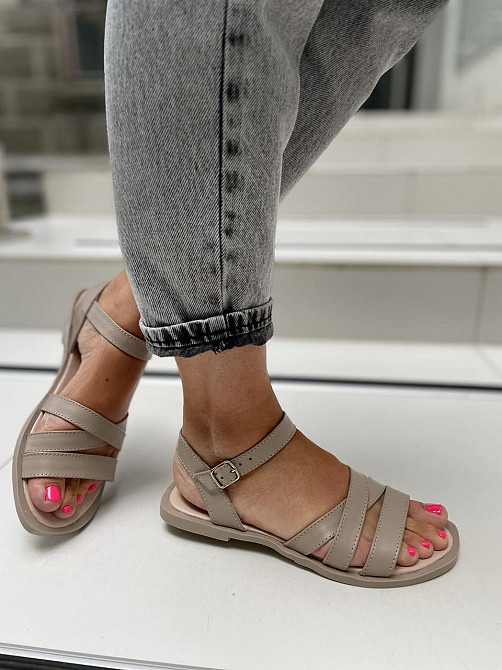 Rosta Босоніжки жіночі ROSTA 1044 бежеві (літо, шкіра натуральна) (5144) Коломия - фото 7