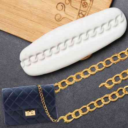 Силиконовая форма Цепочка 107 на 37 мм серый Киев