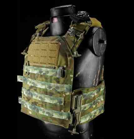 Тактична плитоноска жилет із швидким скиданням Cordura 1000D з IRR обробкою (без плит) Мультикам Вінниця