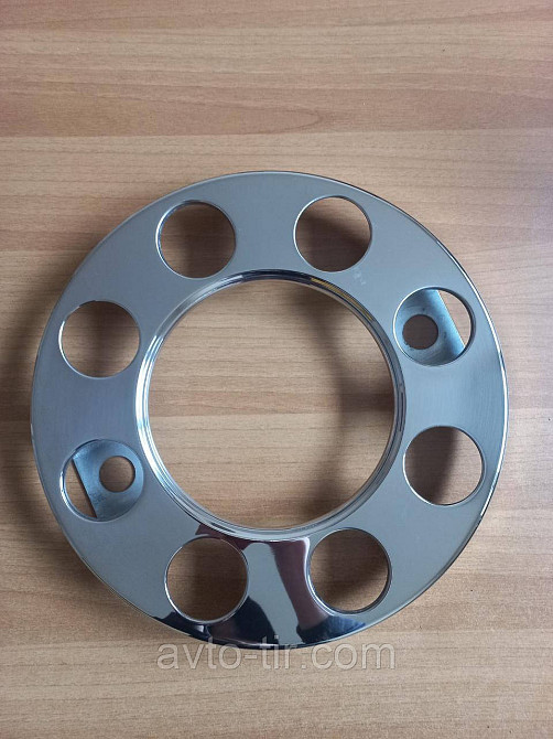 Колпак колеса универсальный 19,5 пустый (нержавейка) Колпаки на колеса 19,5 Луцк - изображение 2