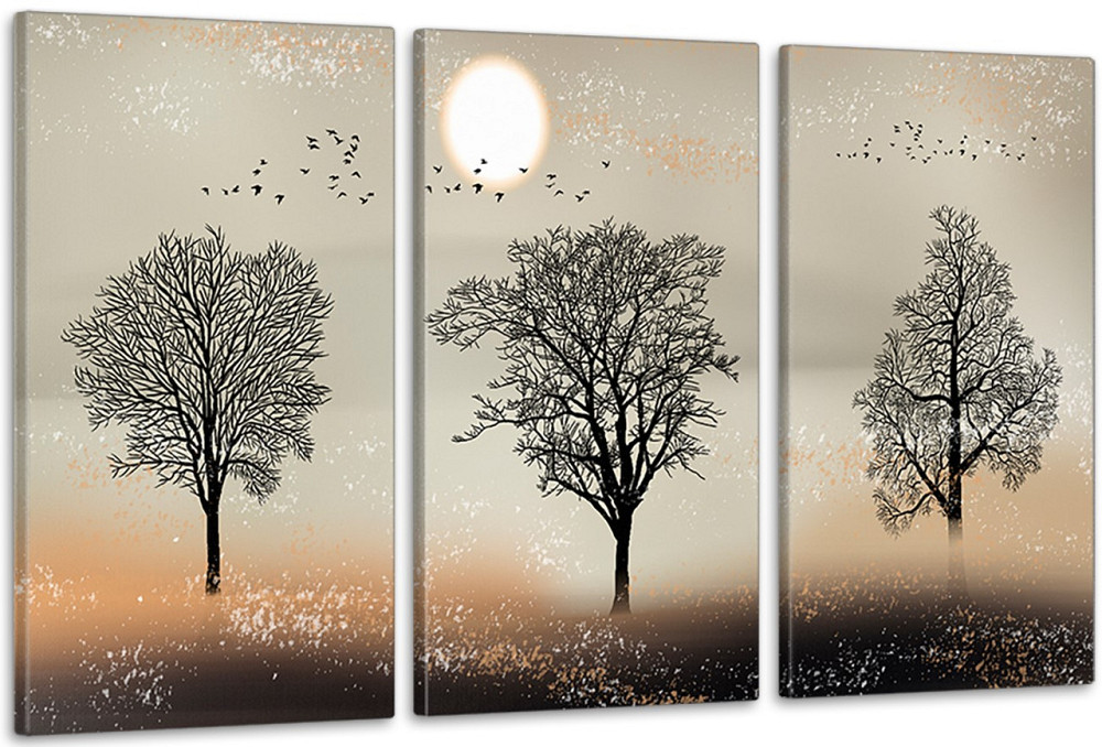 Модульная картина в гостиную / спальню  Три дерева    ART-184_3A 100х150 см Киев - изображение 1
