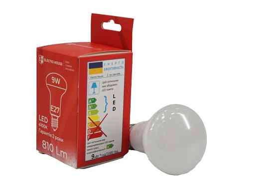 LED лампа R63  9Вт E27  4100К 810 Лм  165-265 В Дніпро