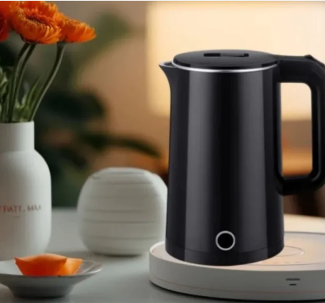Електрочайник Domotec MS-5028 2л 2000Вт (Чорний,Білий) Автоматичне вимкнення Київ - фото 3