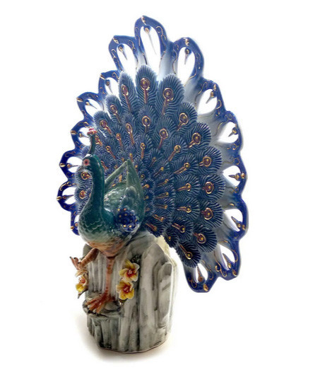 Статуэтка фарфор интерьерная Павлин Киев - изображение 1