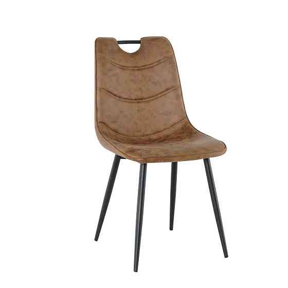 Стілець БРЕДЛІ, чорний/ античний шоколад Київ