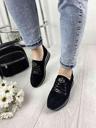 Liya Кросівки жіночі LIYA 105 чорні (весна-осінь, замша натуральна) (3361) лише 38р. Коломия