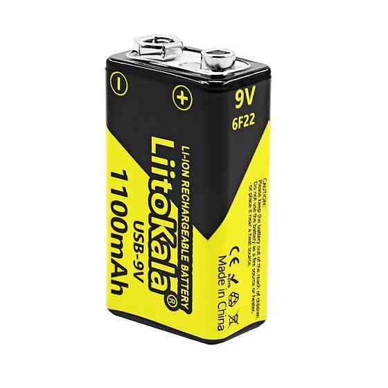 Акумулятор LiitoKala Lii-USB-9V type-C 1100mah Киев