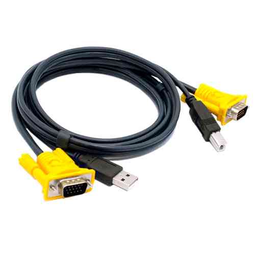 Кабель для KVM свіча VGA та USB, 1.4м Вінниця