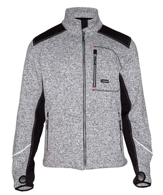 Куртка-кардиган утепленная рабочая Sizam Oxford серая XXL Ровно - изображение 4