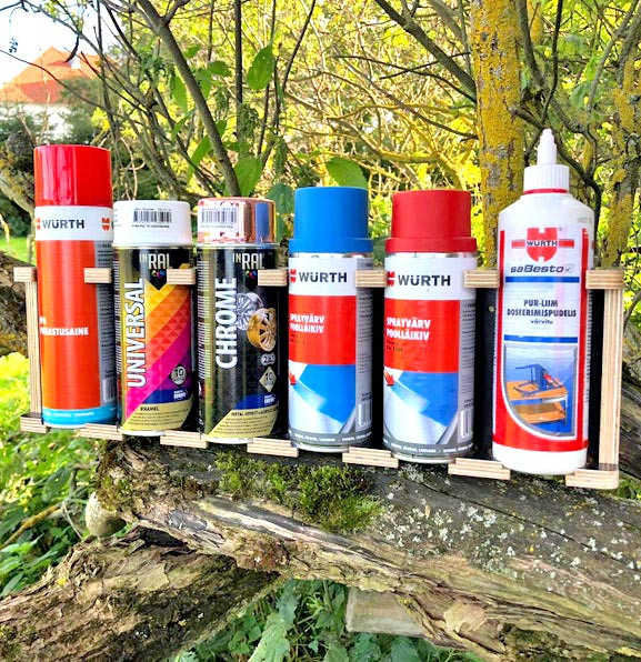 Органайзер для аэрозольных красок 