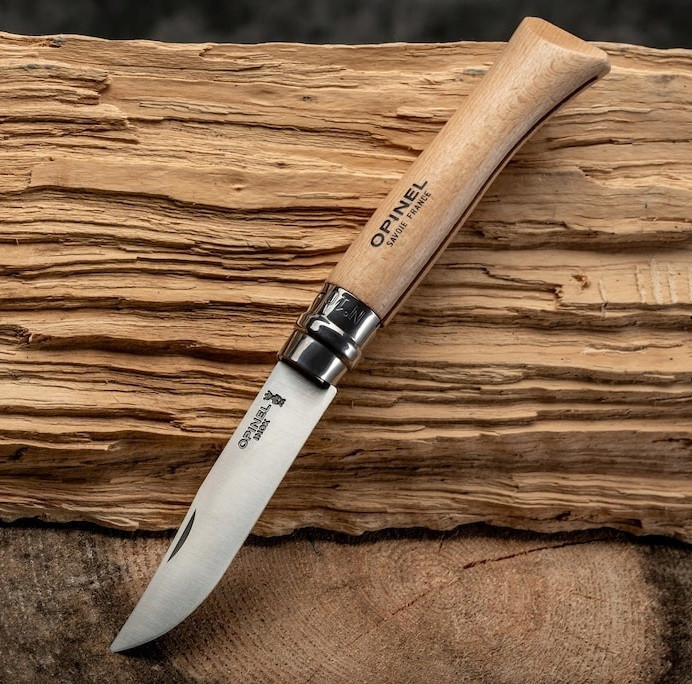 Кухонный нож универсальный Opinel No.10 «Inox Natural blister» (001255) Нержавеющая сталь Нововолынск - изображение 7