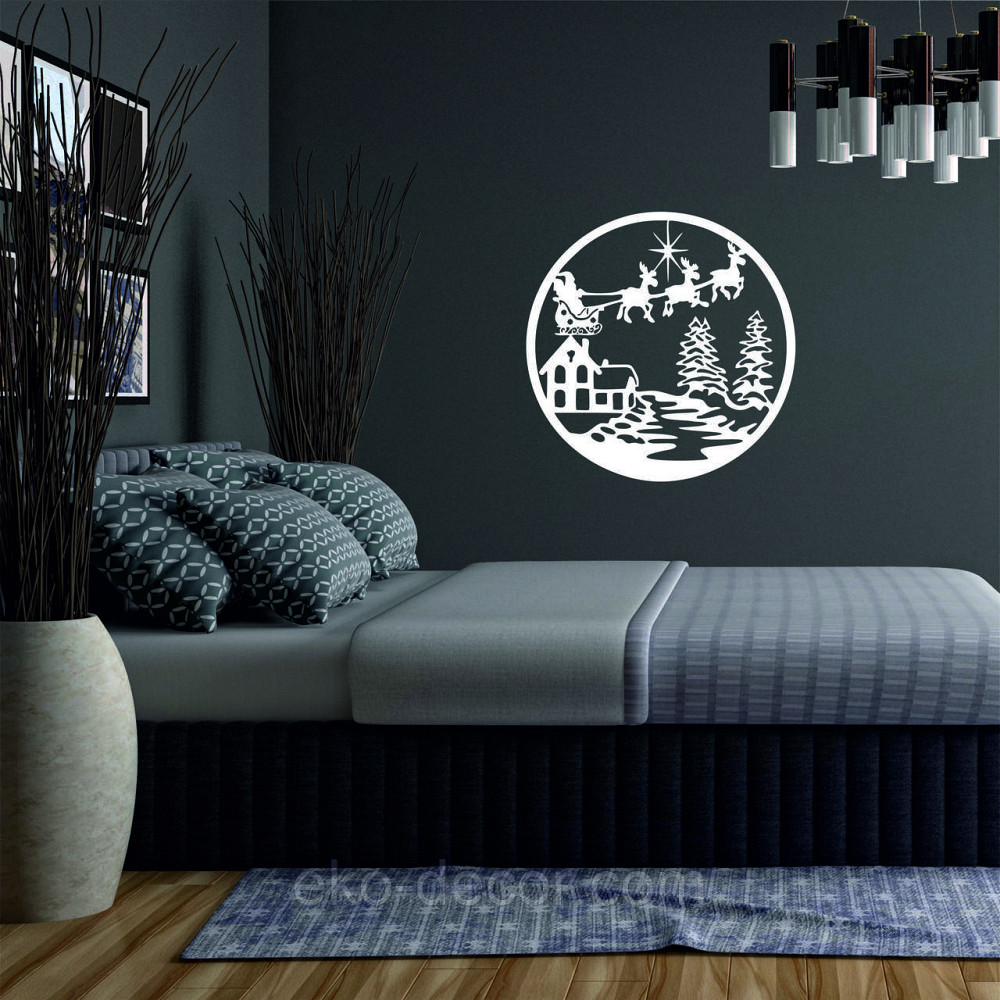 Декоративне настінне Панно «Новий рік», Декор на стену Київ - фото 4