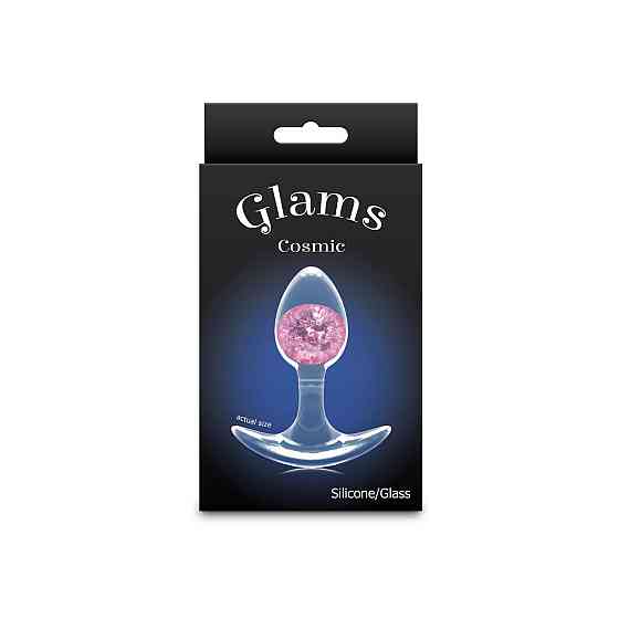 Анальна пробка NS Novelties Cosmic Glams — Small — Pink Sex Aura Київ