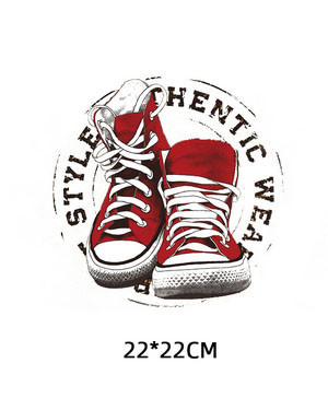 Термонаклейка молодежная спорт для одежды Кеды Киев - изображение 2