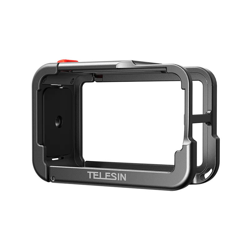 Алюмінієва рамка DJI Action 5 Pro/4/3 легка швидкознімна чорна Telesin S6-FMS-13BK-TDJ-1 Київ - фото 1