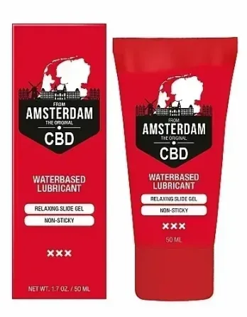 Вагінальний лубрикант Original CBD from Amsterdam - Waterbased Lubricant, 50 ml Sex Aura Київ