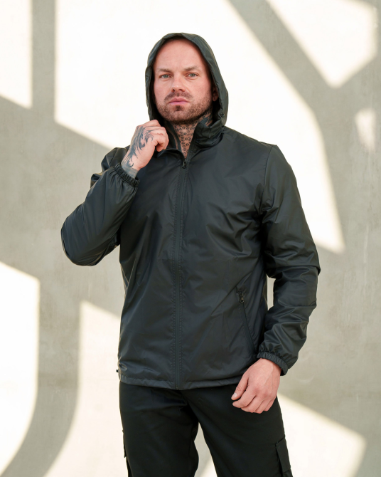 Вітровка чоловіча Вікторія Чорний M Харків - фото 5