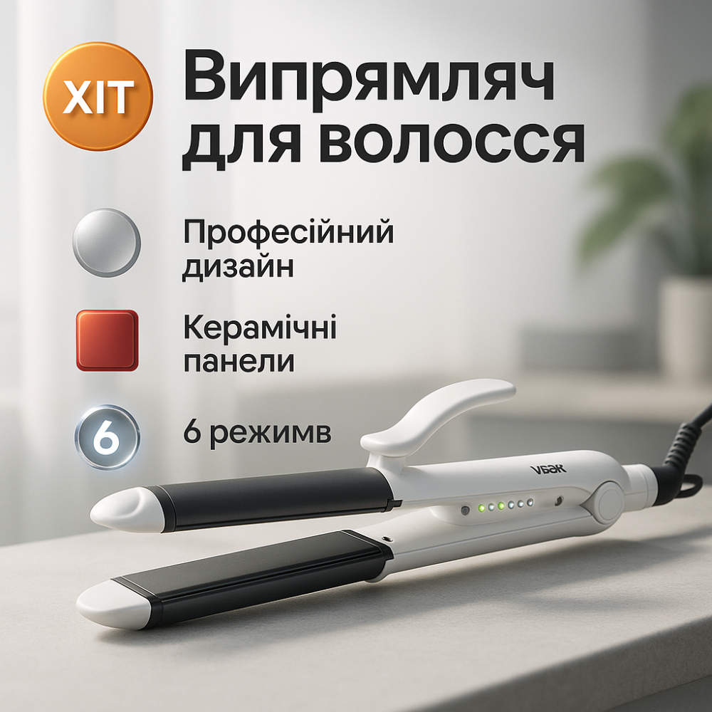 Утюжок для удаления секущихся кончиков, Утюжок гофре плойка для укладки волос узкий TU-90 Львов - изображение 2