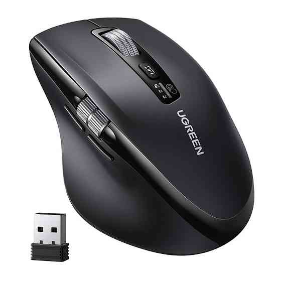 Маніпулятор миша бездротова UGREEN M751 Multi-mode Wireless Mouse Black Одеса
