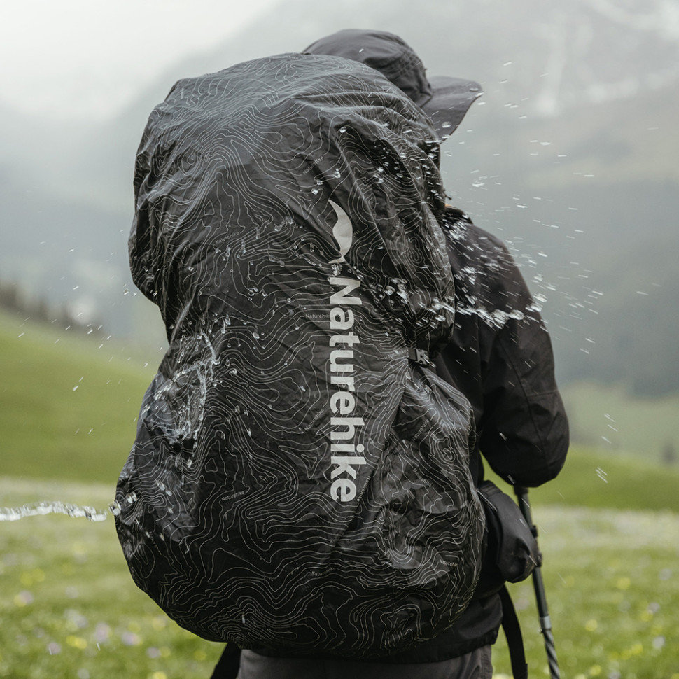 Чехол для рюкзака Naturehike CNK2450PJ010, M, черный Киев - изображение 7