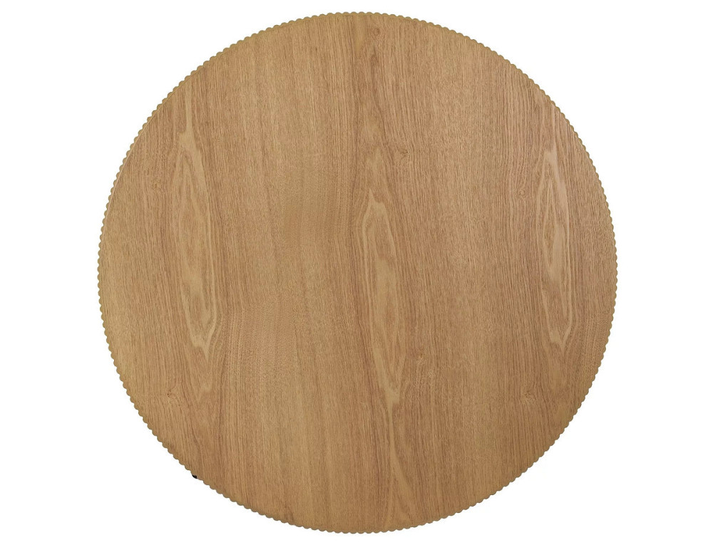 Журнальний столик TUCA дуб/чорний д.80 Днепр - изображение 2