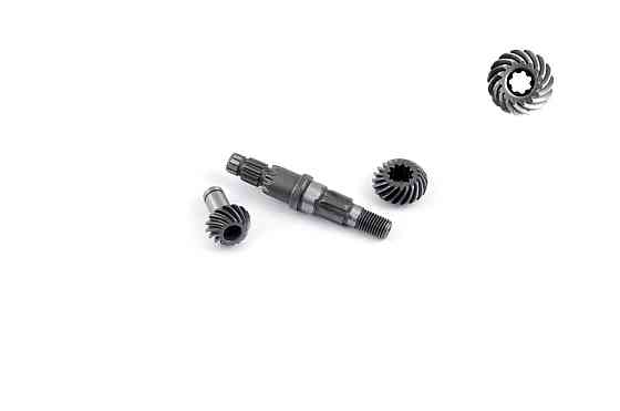 Вал редуктора мотокоси (+шестерні 7Т) Мукачево