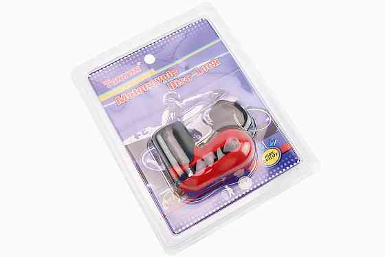 Замок протиугінний на гальмівний диск під ключ, червоно-чорний TY115 Київ