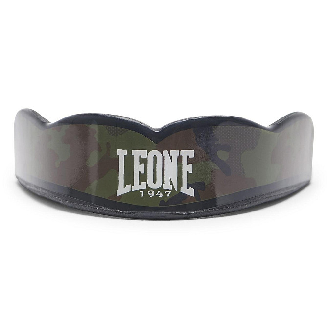 Капа боксерская для бокса ММА и единоборств гелевая Leone Titan Camo Green зеленый камуфляж взрослая одночелюс Киев - изображение 5