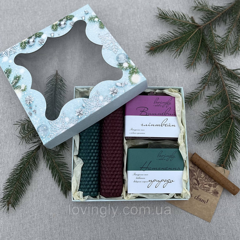 Подарунковий набір ручної роботи - мило з нуля та свічки з вощини Ірпінь - фото 8