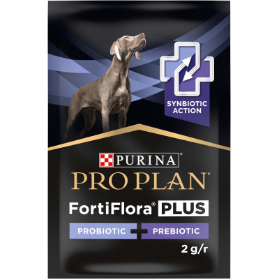 Пробіотична добавка для тварин Purina Pro Plan FortiFlora Plus Для собак та цуценят для підтримки нормальної мікрофлори кишківника 30 x 1.5 г (8445290 Вінниця - фото 2