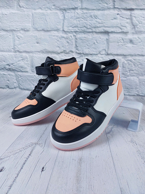 Детские демисезонные кроссовки хайтопы  для девочек 21см Николаев - изображение 5