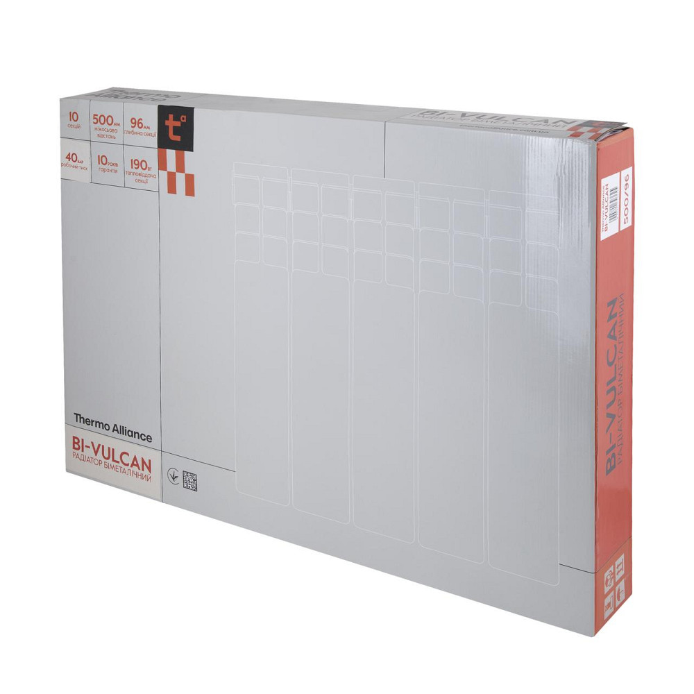 Радиатор биметаллический Thermo Alliance Bi-Vulcan 500/96 1,6 кг Киев - изображение 9