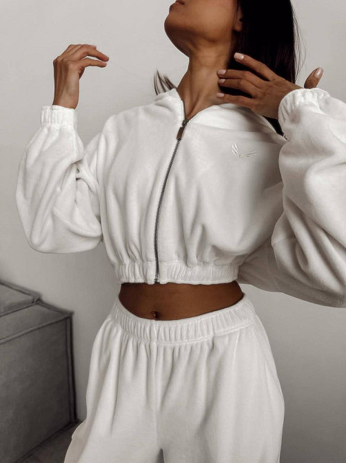 Женский прогулочный костюм двойка: кофта и штаны турецкий велюр Одесса - изображение 4