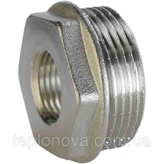 Футорка никелированная 1 1/4″НР х 1/2″ВР штампованная А0710А(нк) VA Черновцы