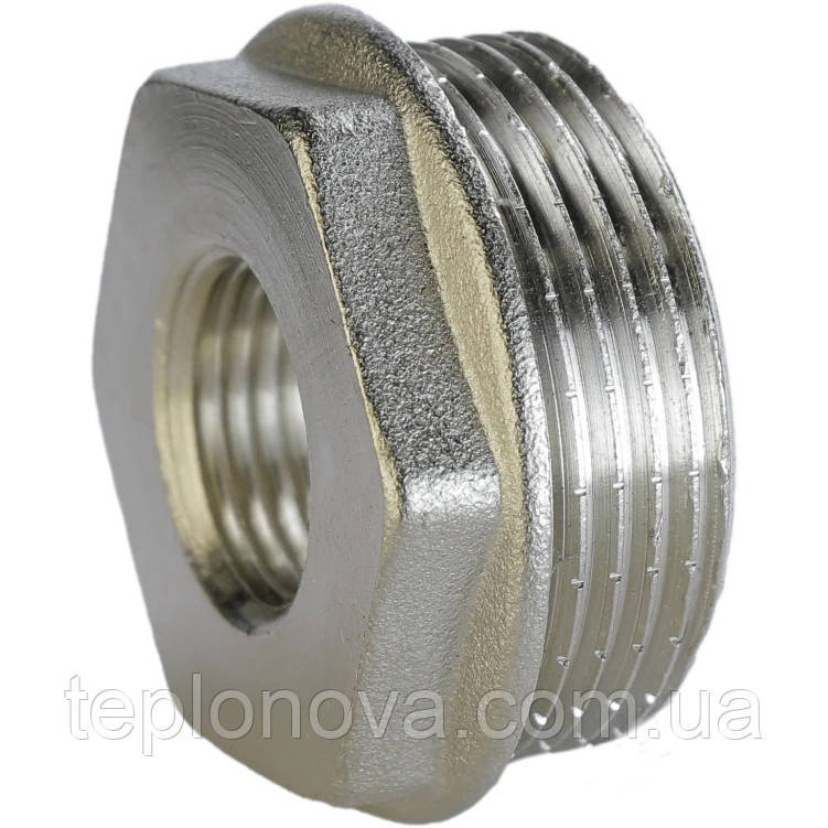 Футорка нікельована 1 1/4| НР х 1/2| ВР штампована А0710А (нк) VA Чернівці - фото 1