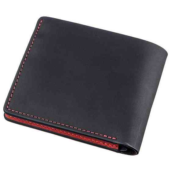 Оригінальна портмоне комбі унісекс на магніті GRANDE PELLE 11207 Чорне Київ