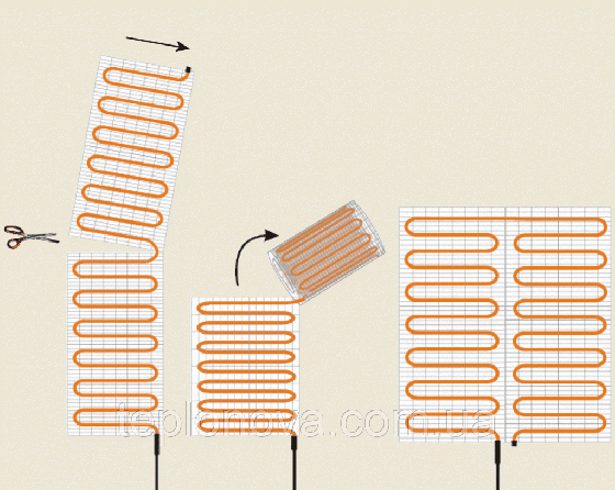 Нагревательный мат 7 м² Fenix In-therm Comfort Теплый пол под плитку электрический Черновцы