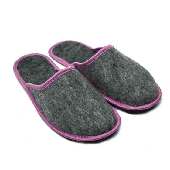 Войлочные тапочки домашние для гостей, сауны, отеля или дороги (38 42 44) Одесса